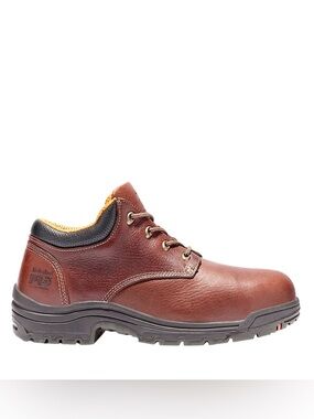 Timberland PRO TiTAN Casual Alloy Toe Work Safety Shoe Brown Leather Boot
